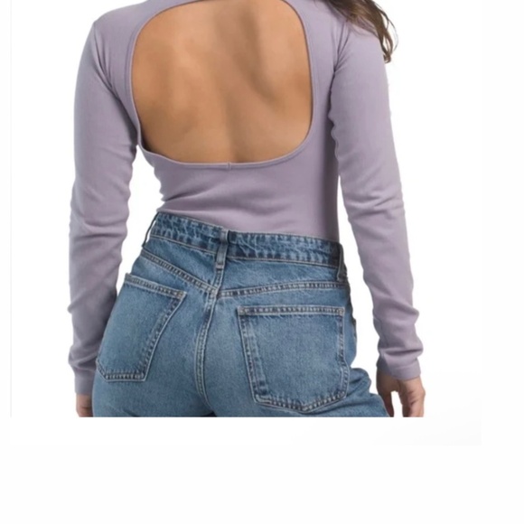 ZARA Lilac Open Back Long Sleeve Top (XS/S) - Limitless Contour Collection - Picture 4 of 10